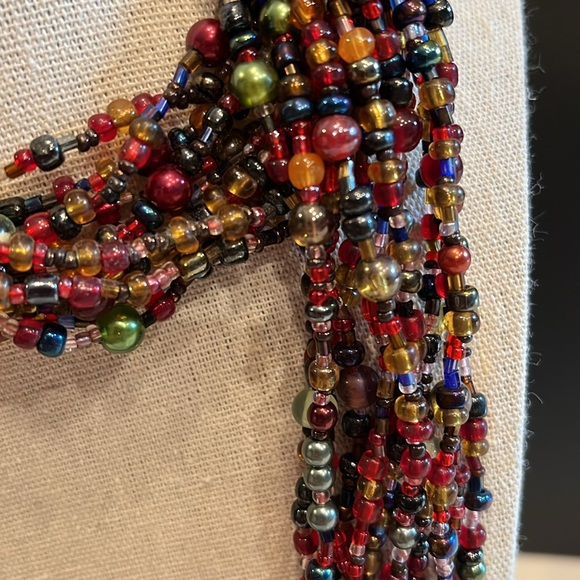 Joan Rivers Stunning Long Multi Color Beaded Necklace. Goes with everything - Picture 2 of 13